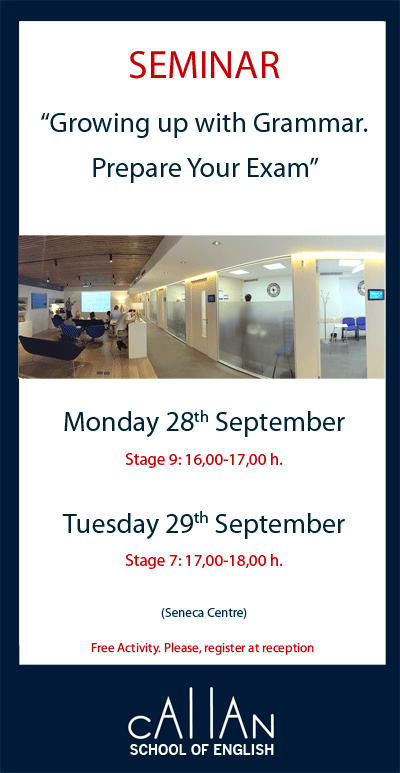 Growing up with grammar. Prepare your exam